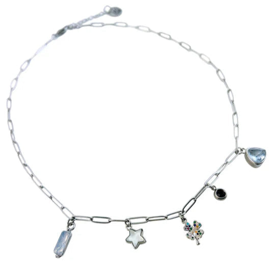Four Leaf Clover Necklace - Silver
