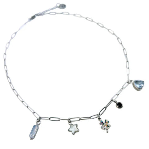 Four Leaf Clover Necklace - Silver