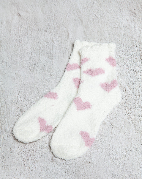 Have My Heart Fluffy Socks - 2 styles