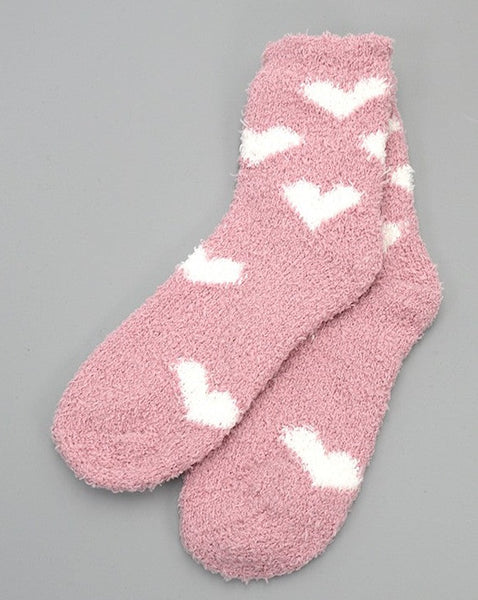 Have My Heart Fluffy Socks - 2 styles