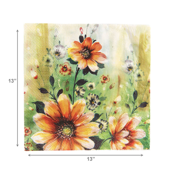 Sunflower Paper Lunch Napkins