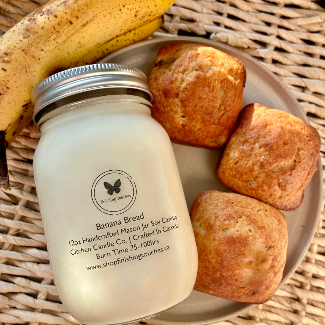 Banana Bread 12 oz Soy Candle