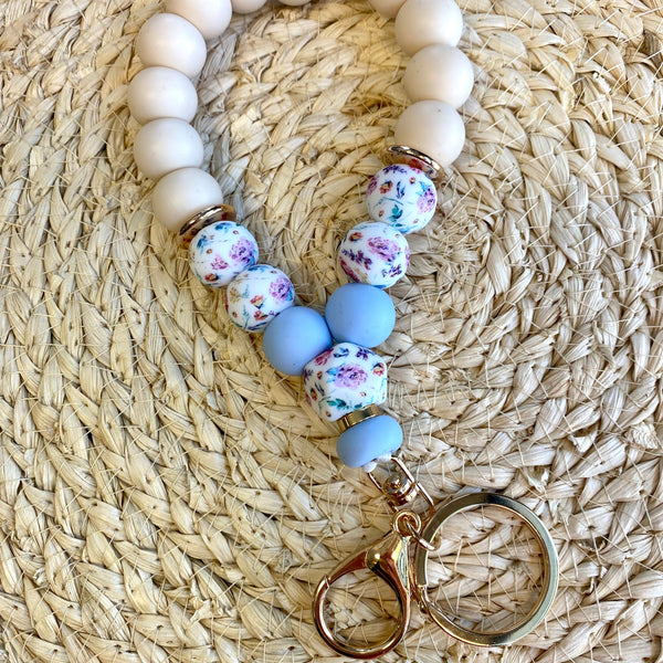 Jill Floral Teardrop Wristlet