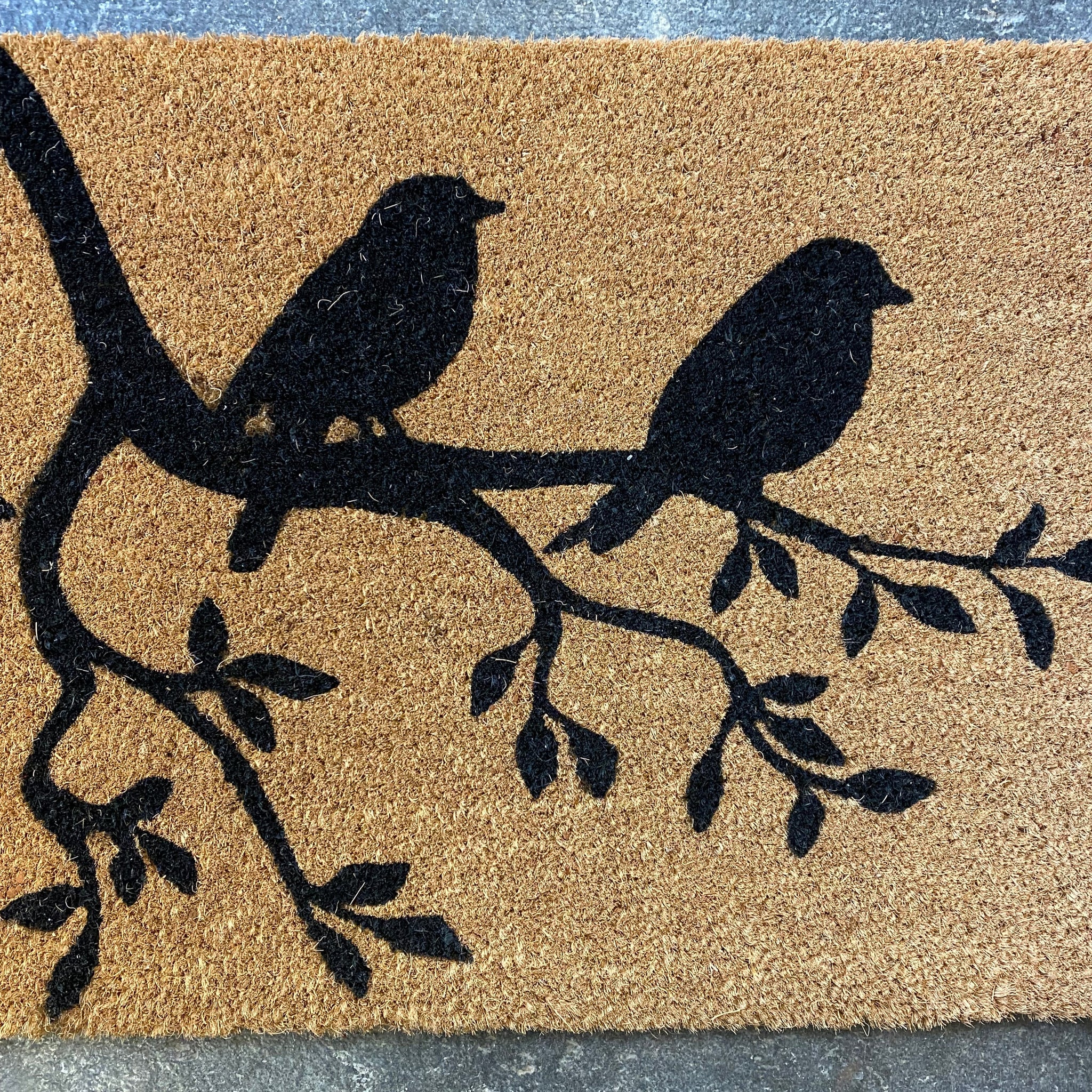 Black Bird Coir Rug - Local Pick Up Only