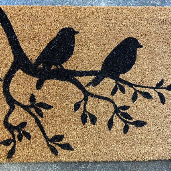 Black Bird Coir Rug - Local Pick Up Only