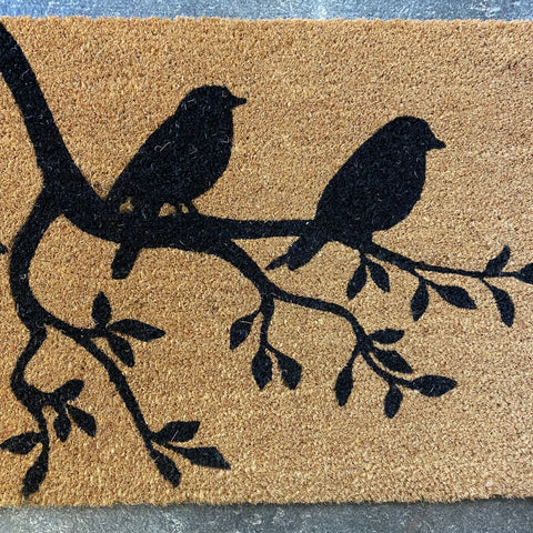 Black Bird Coir Rug - Local Pick Up Only