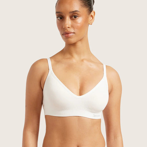 Wireless T Shirt Bra - White by BOODY
