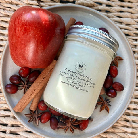 Cranberry Apple Spice 6oz Soy Candle