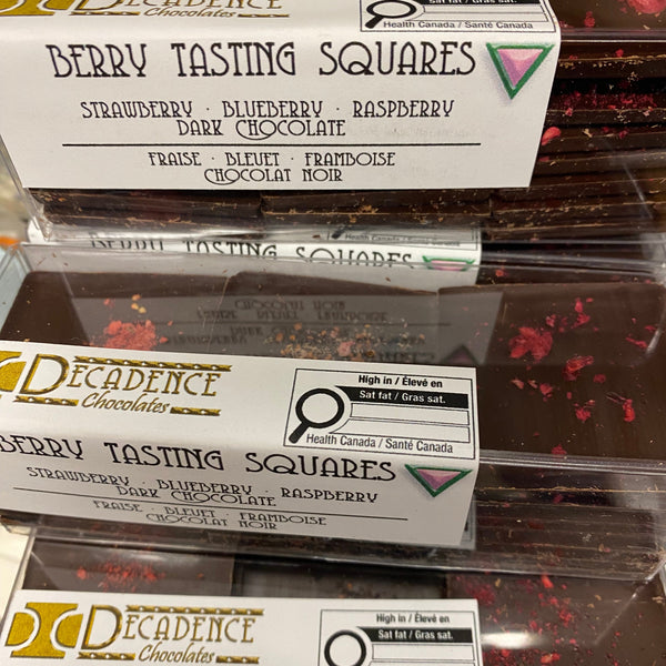 Berry Tasting Squares