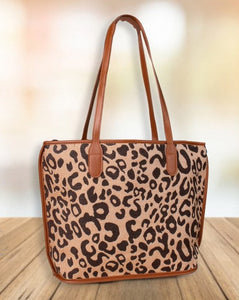 Taylor Leopard Tote