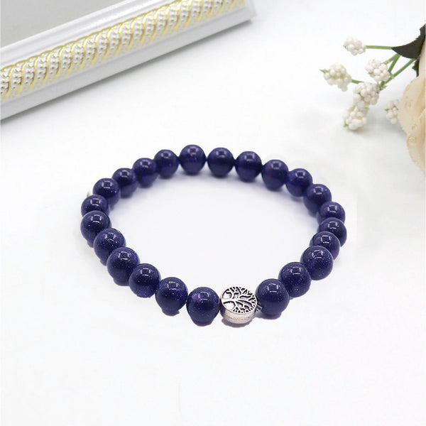 Blue Sandstone Bracelet