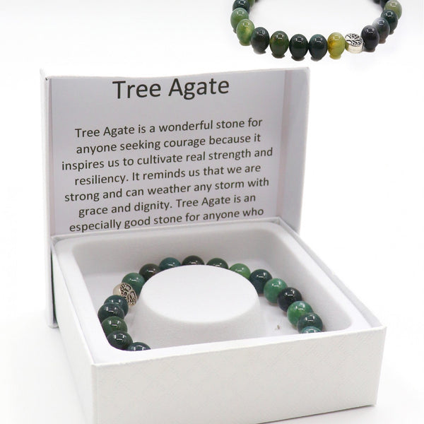 Tree Agate Bracelet