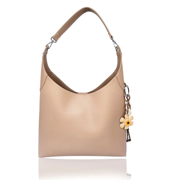 Bruno Shoulder Bag- Beige