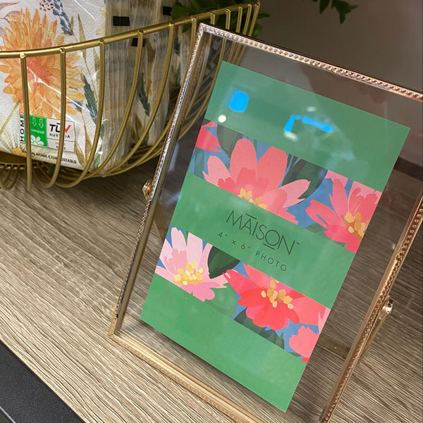 Gold Floating Photo Frame