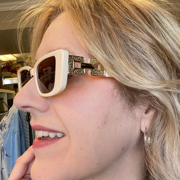 Gina Sunglasses - Light Beige