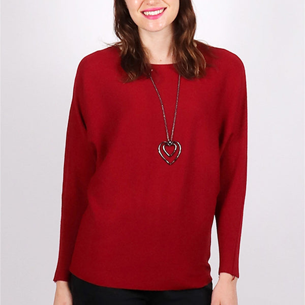 Casey Pullover - Burgundy