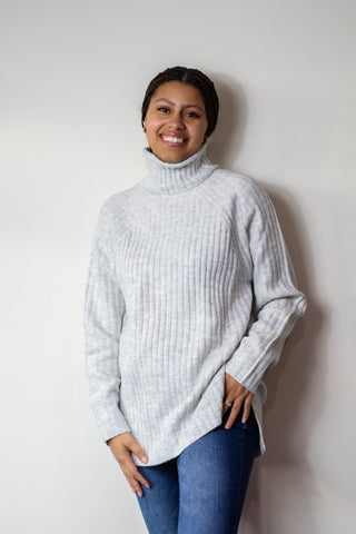 BFF Easy Rib Sweater - Snowflake