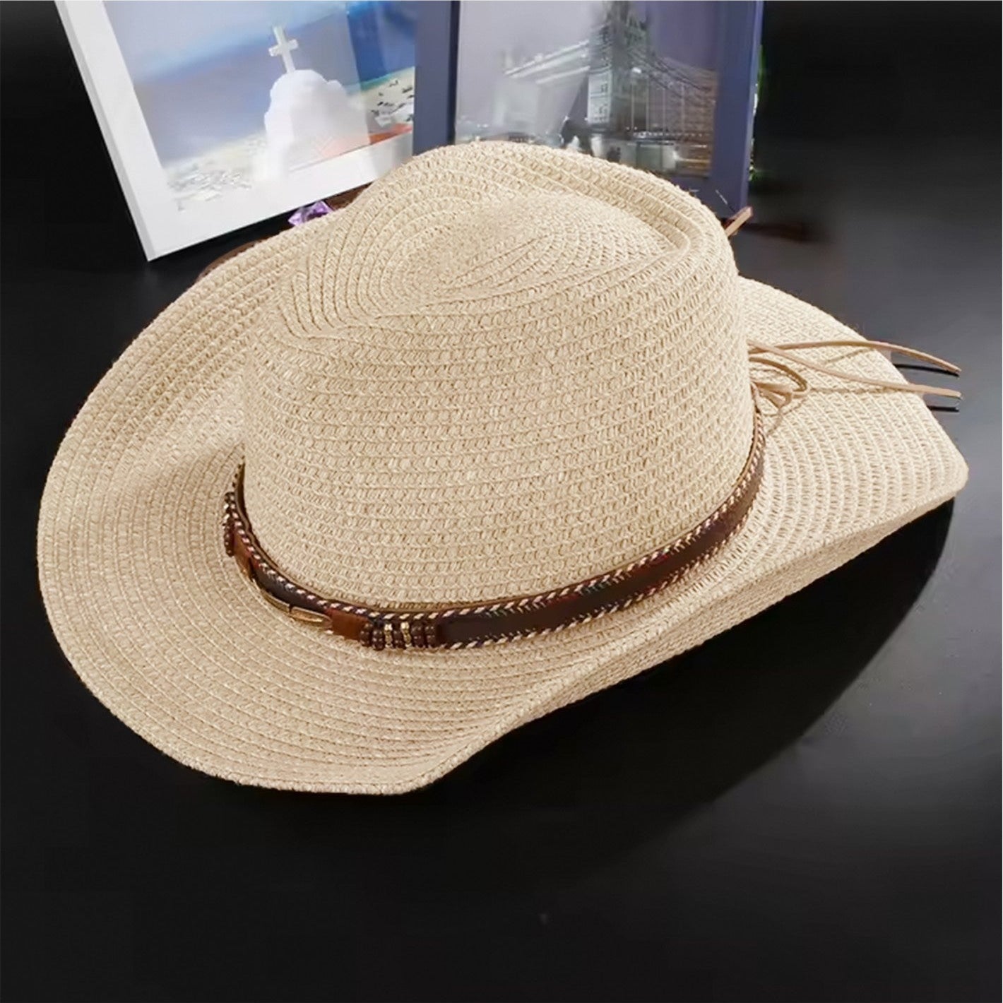 Carrie Cowboy Hat - Beige