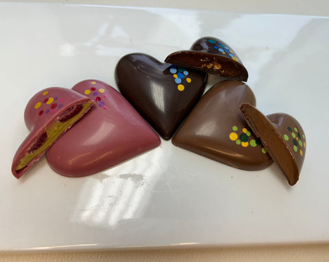 Chocolate Heart Trio