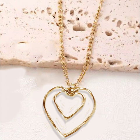 Open Hearts Necklace