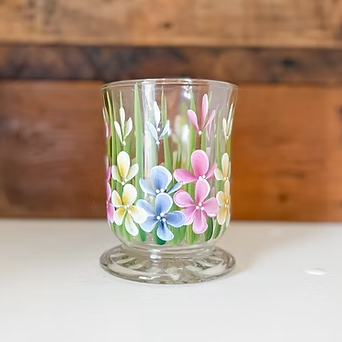 Hand Painted Wildflower Mug
