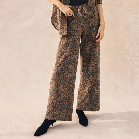 Hunter Knit Leopard Pant