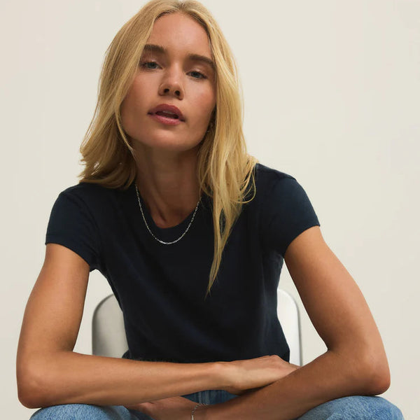 Modern Slub Tee - Indigo