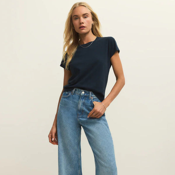 Modern Slub Tee - Indigo