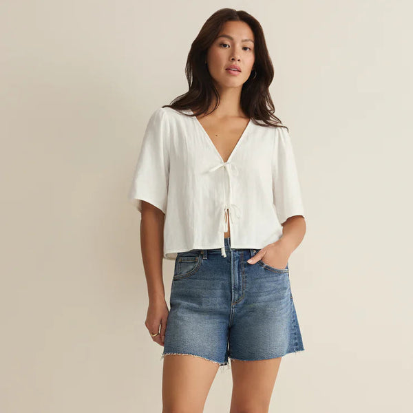 La Belle Linen Top