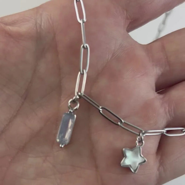 Four Leaf Clover Necklace - Silver