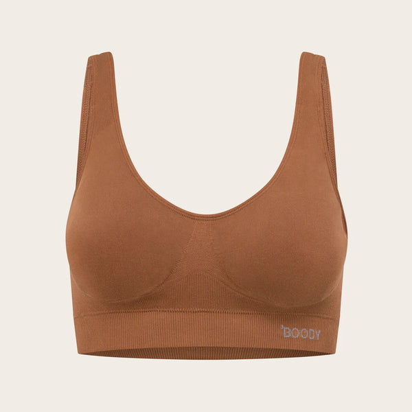 Padded Shaper Crop Bra- Maple by BOODY