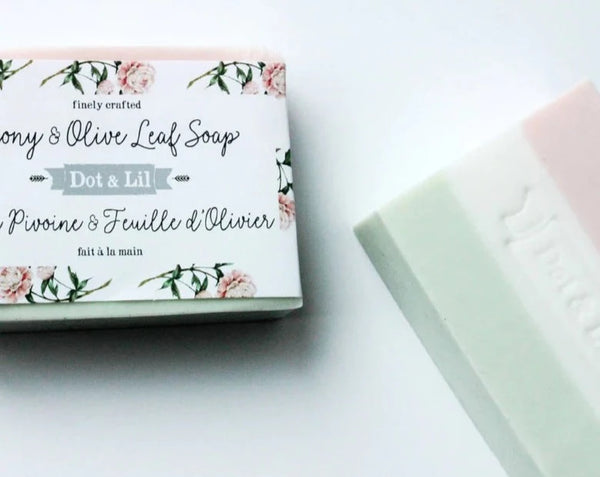 Peony and Olive Leaf Soap