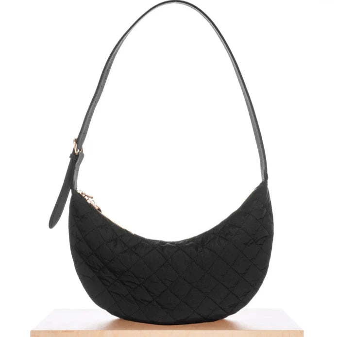 Slouchy Crossbody Bag - Quilted