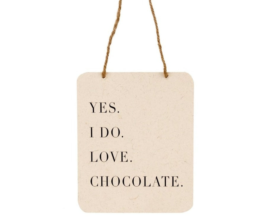 Love Chocolate Sign