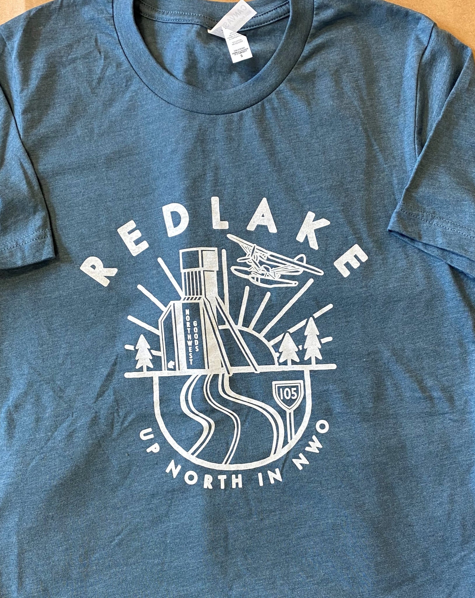 Red Lake - Up North T Shirt Heather Slate